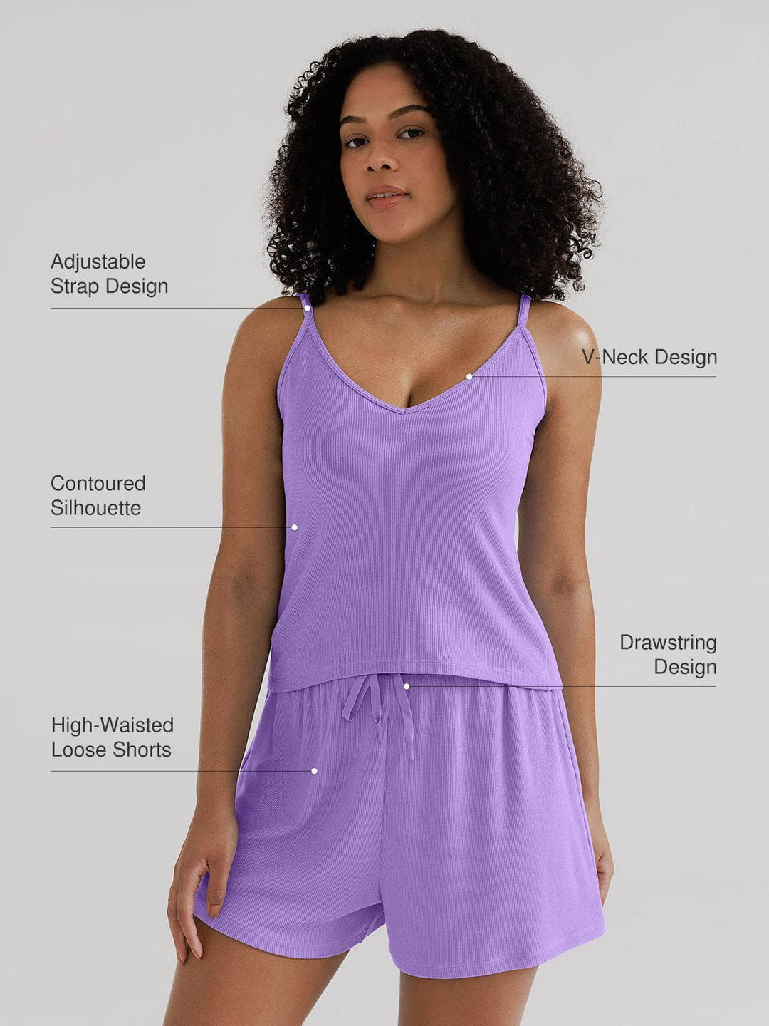 Popilush® Modal Cami & Short Pajama Set