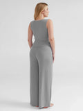 Popilush® Modal Tank Top & Drawstring Pant Pajama Set