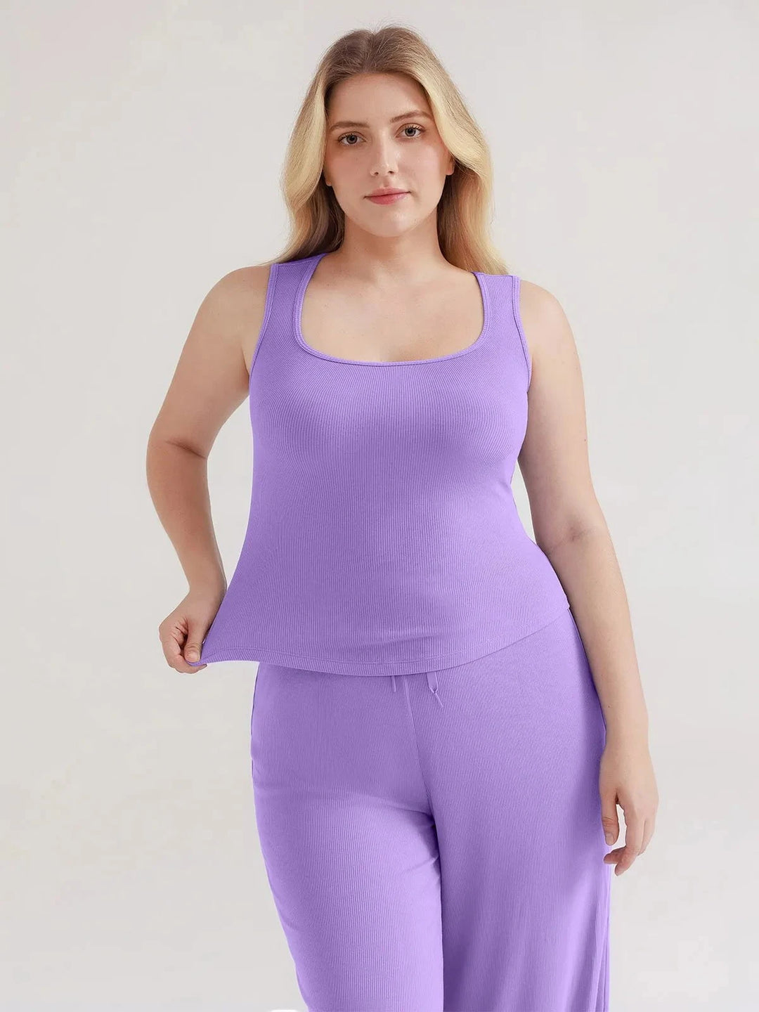 Popilush® Modal Tank Top & Drawstring Pant Pajama Set