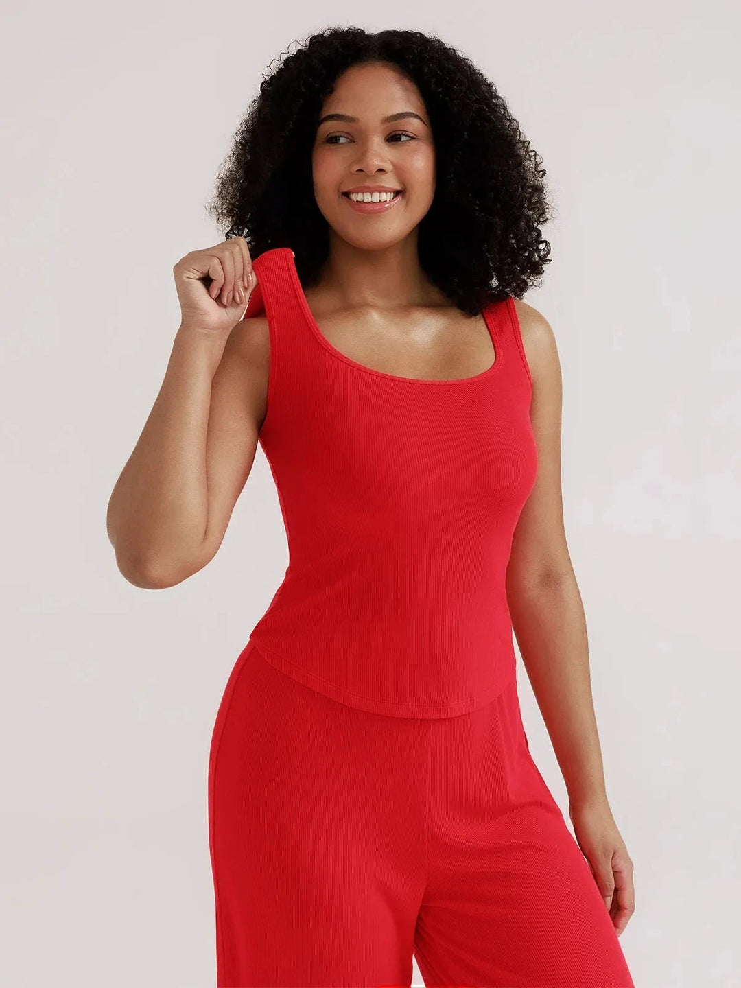 Popilush® Modal Tank Top & Drawstring Pant Pajama Set