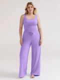 Popilush® Purple / XS Modal Tank Top & Drawstring Pant Pajama Set