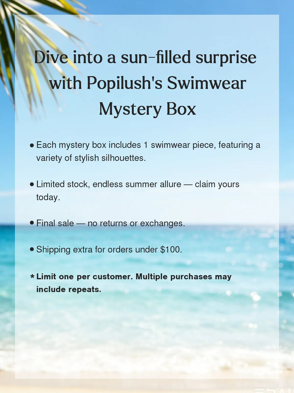 Popilush® Mystery Swimwear Box: $19.99 Surprise Pack