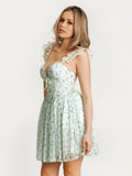 Popilush® Off-The-Shoulder Sculpting Corset Fit & Flare Mini Dress