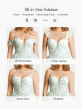 Popilush® Off-The-Shoulder Sculpting Corset Fit & Flare Mini Dress