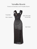 Popilush® Off-The-Shoulder Sculpting Floral Print Maxi Dress