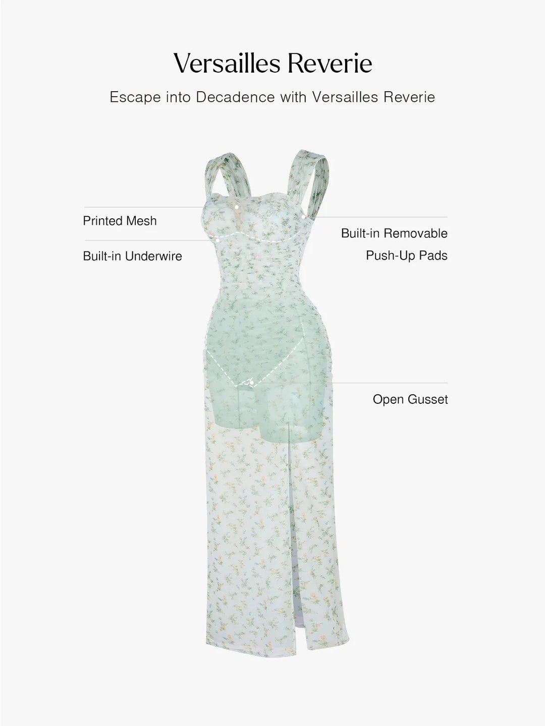 Popilush® Off-The-Shoulder Sculpting Floral Print Maxi Dress