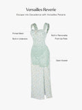 Popilush® Off-The-Shoulder Sculpting Floral Print Maxi Dress