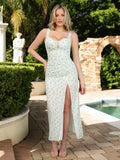 Popilush® Off-The-Shoulder Sculpting Floral Print Maxi Dress