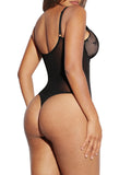 Popilush® Popilush V Neck Tummy Control Low Back Thong Bodysuit