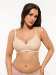 Popilush® Beige / XS Popilush Wireless Bralettes No Underwire Padded Bra