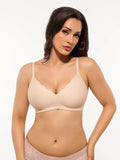 Popilush® Beige / XS Popilush Wireless Bralettes No Underwire Padded Bra