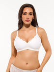 Popilush® White / XS Popilush Wireless Bralettes No Underwire Padded Bra