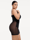 Popilush® Bodycon Summer Vacation Dinner Party Cocktail Drss Popilush X Angela Shapewear Mesh Tummy Control Adjustable Strap Slip Dress