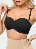 Popilush® Strapless Bra Push-Up Unlined Underwire Strapless Bra Bundle