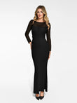 Popilush®: Black mesh top dress, perfect for special occasions, date night, or any event.