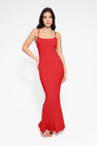 Mermaid red shapewear dress by Popilush® with a perfect fit.
