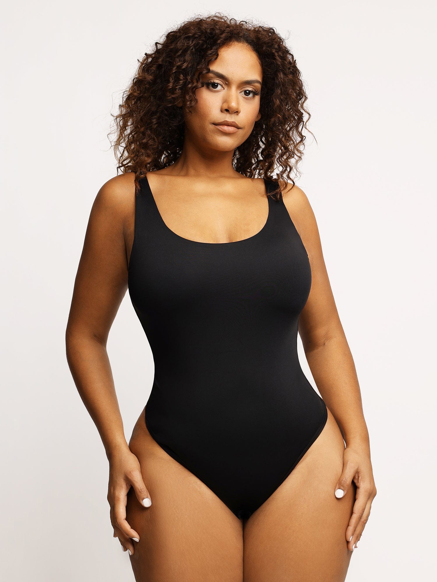 Shapebus Black Body Suits for Womens Body Suits for Womens Tummy Control  Body Suits for Womens Double Lined Thong Bodysuit Tank Tops Short Sleeve  BodysuitT Shirt Bodysuit Women at  Women's Clothing