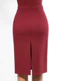 Popilush® SculptEase Commuter Fitted Skirt