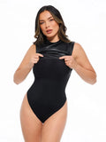 Popilush® Sculpting 3-in-1 Faux Leather Bodysuit
