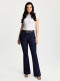 Popilush® Sculpting High-Rise Stretch Flare Jeans