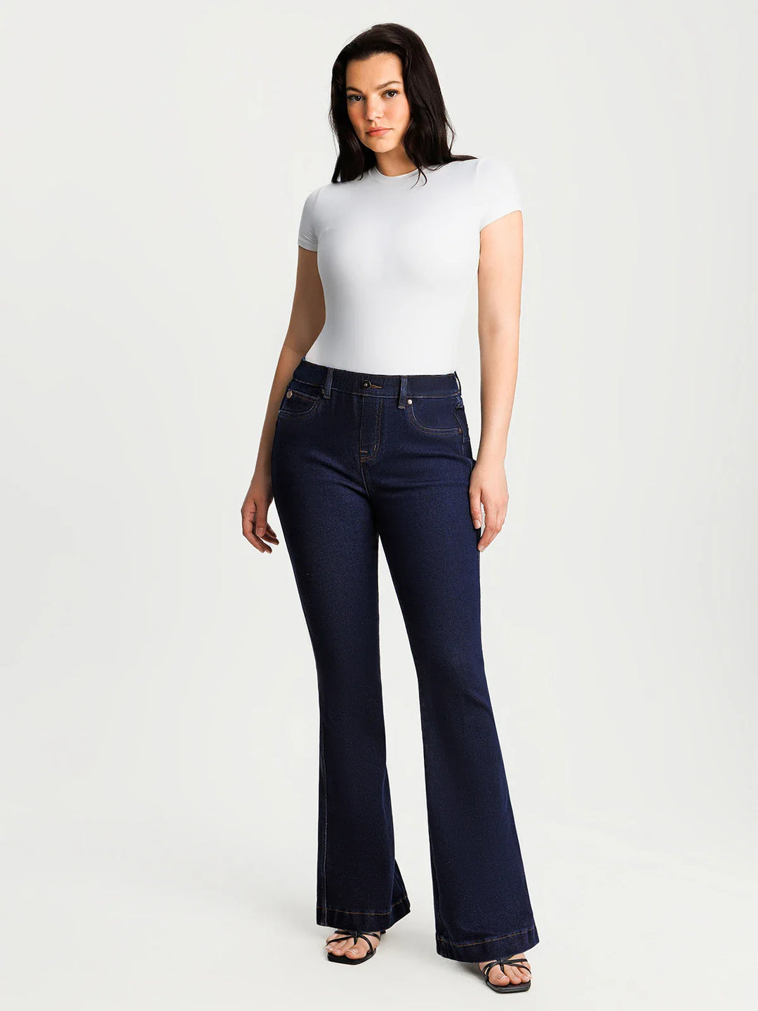 Popilush® Sculpting High-Rise Stretch Flare Jeans