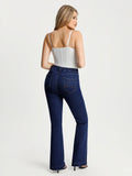 Popilush® Sculpting High-Rise Stretch Flare Jeans