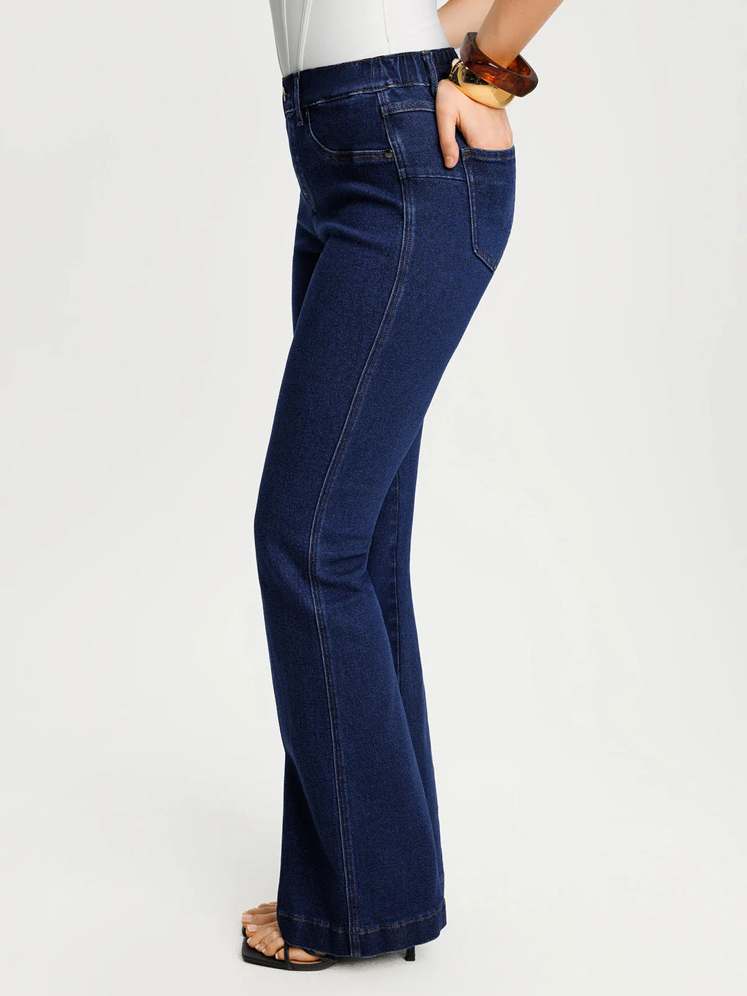 Popilush® Sculpting High-Rise Stretch Flare Jeans