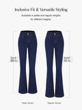 Popilush® Sculpting High-Rise Stretch Flare Jeans