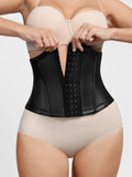 Popilush® Sculpting Leather Corset Boned Waist Cincher