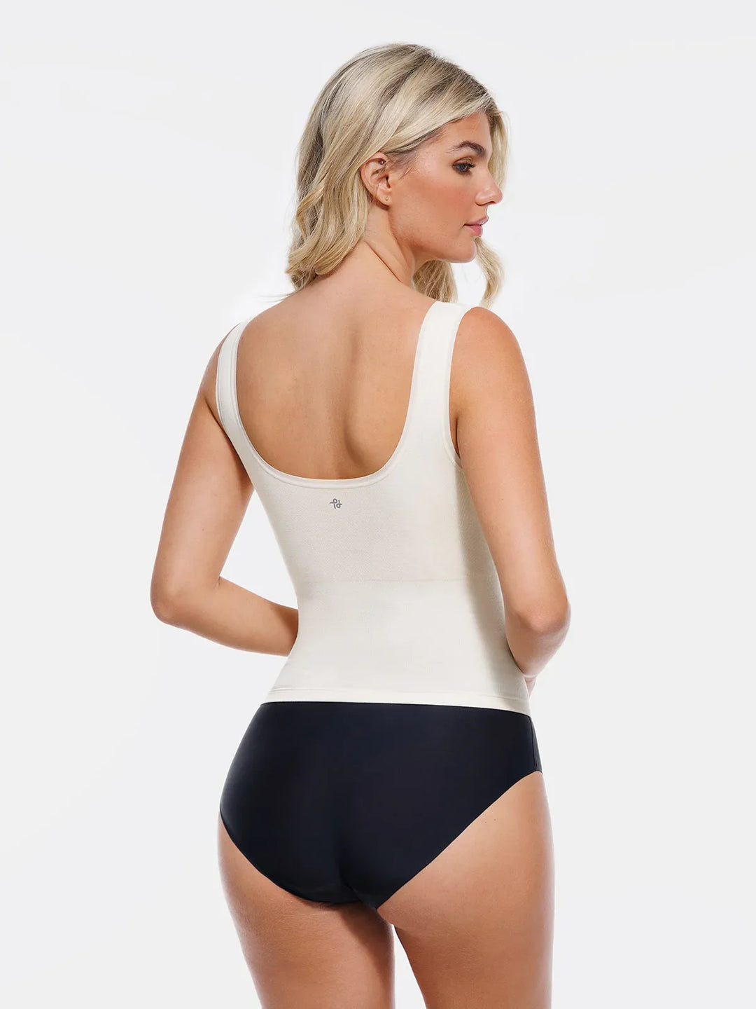 Popilush® Sculpting Push-Up Square Neck Sleeveless Cami Top with Built-in Bra