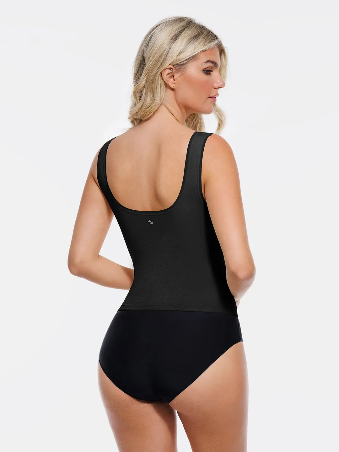 Popilush® Sculpting Push-Up Square Neck Sleeveless Cami Top with Built-in Bra