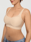 Popilush® Shapewear Bra Seamless Adjustable Wide-Strap Underwire-Free Smoothing Bra