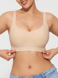 Popilush® Shapewear Bra Seamless Adjustable Wide-Strap Underwire-Free Smoothing Bra