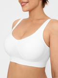 Popilush® Shapewear Bra Seamless Adjustable Wide-Strap Underwire-Free Smoothing Bra