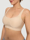 Popilush® Shapewear Bra Seamless Adjustable Wide-Strap Underwire-Free Smoothing Bra