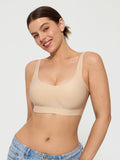 Popilush® Shapewear Bra Seamless Adjustable Wide-Strap Underwire-Free Smoothing Bra