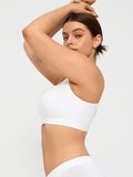 Popilush® Shapewear Bra Seamless Adjustable Wide-Strap Underwire-Free Smoothing Bra