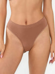 Popilush® Coffee / S Seamless AirKnit Thong