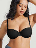 Popilush® Seamless Balconette Push-Up T-shirt bra
