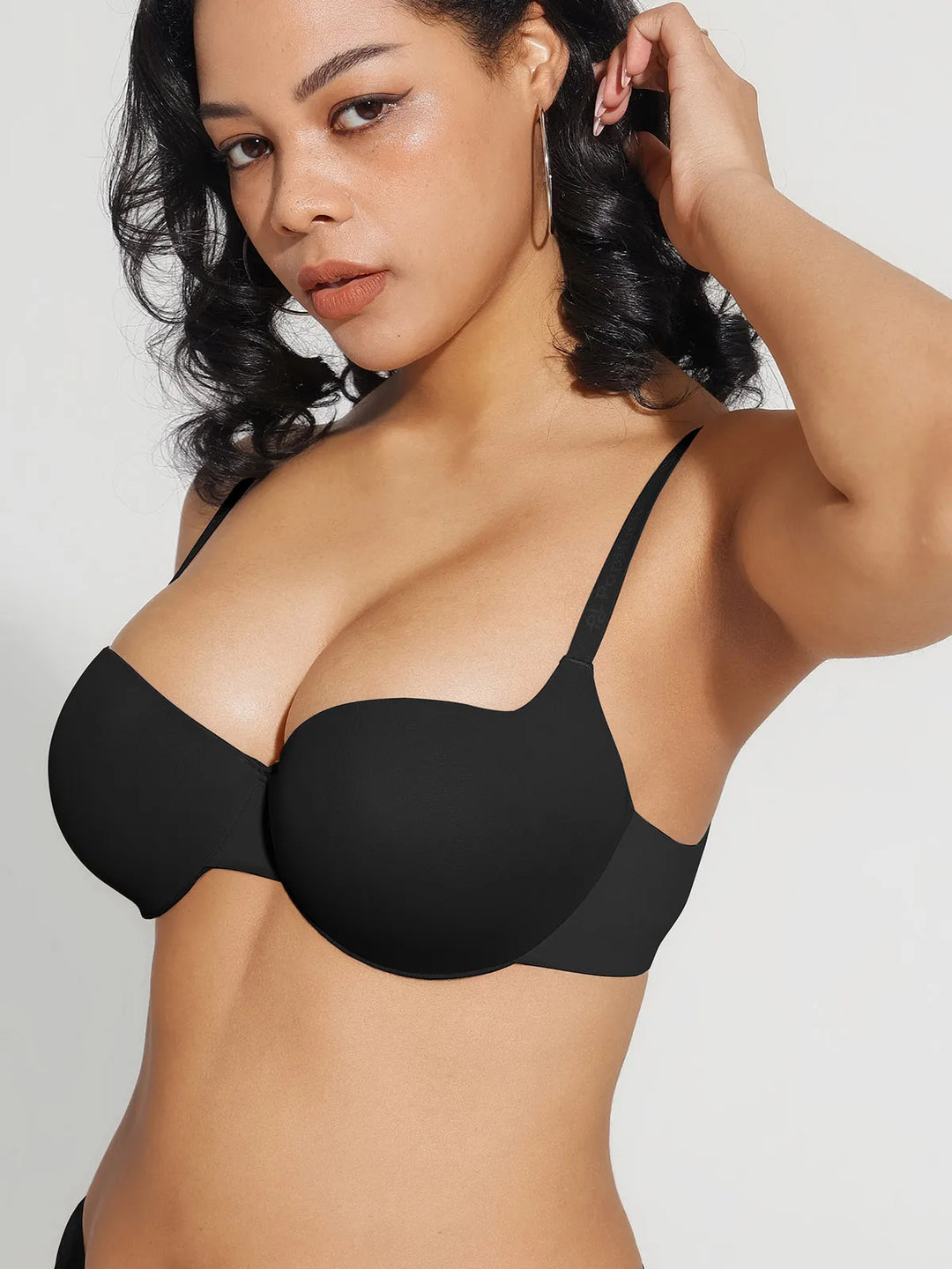 Popilush® Seamless Balconette Push-Up T-shirt bra