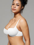 Popilush® Seamless Balconette Push-Up T-shirt bra