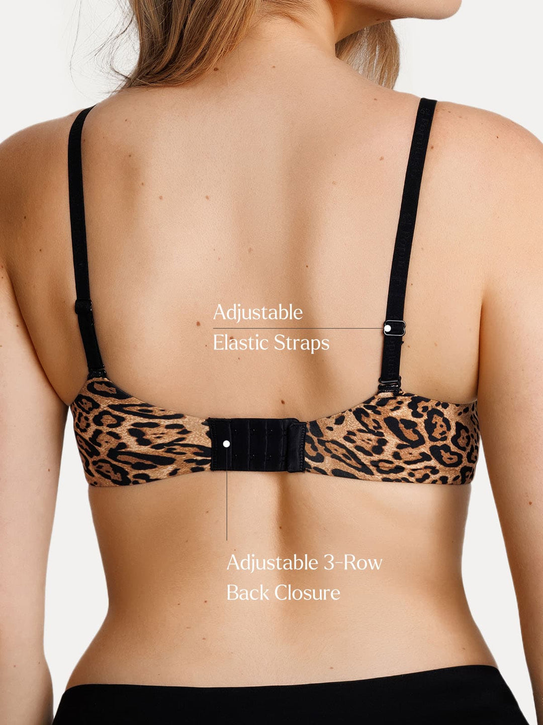 Popilush® Seamless Balconette Push-Up T-shirt bra