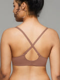 Popilush® Seamless Balconette Push-Up T-shirt bra