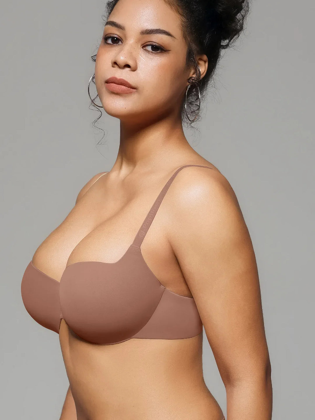 Popilush® Seamless Balconette Push-Up T-shirt bra
