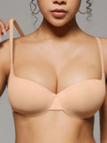 Popilush® Seamless Balconette Push-Up T-shirt bra