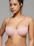 Popilush® Seamless Balconette Push-Up T-shirt bra
