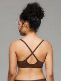 Popilush® Seamless Balconette Push-Up T-Shirt Bra