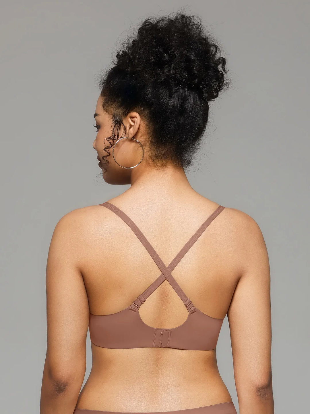 Popilush® Seamless Balconette Push-Up T-Shirt Bra