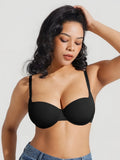 Popilush® Seamless Balconette Push-Up T-Shirt Bra
