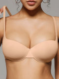 Popilush® Seamless Balconette Push-Up T-Shirt Bra